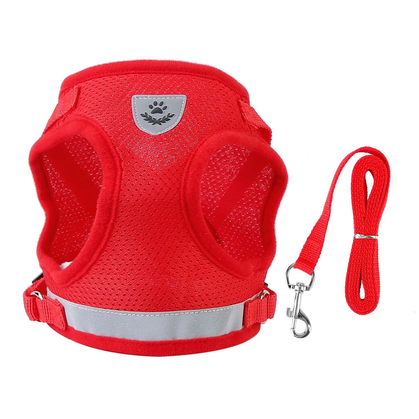 Pet Mesh Harness Dog Leash Set