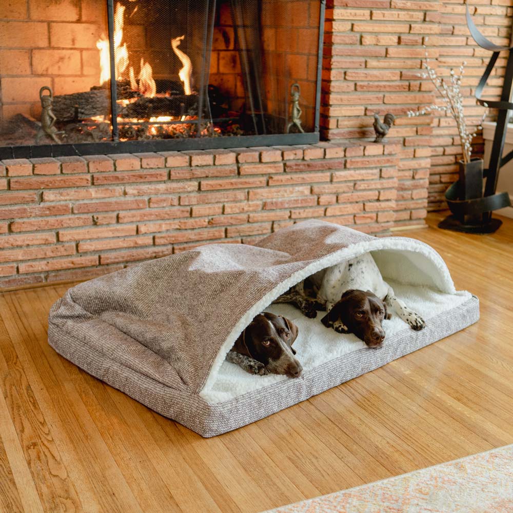 Cozy Orthopedic Rectangle Cave - Med - Merlin Linen