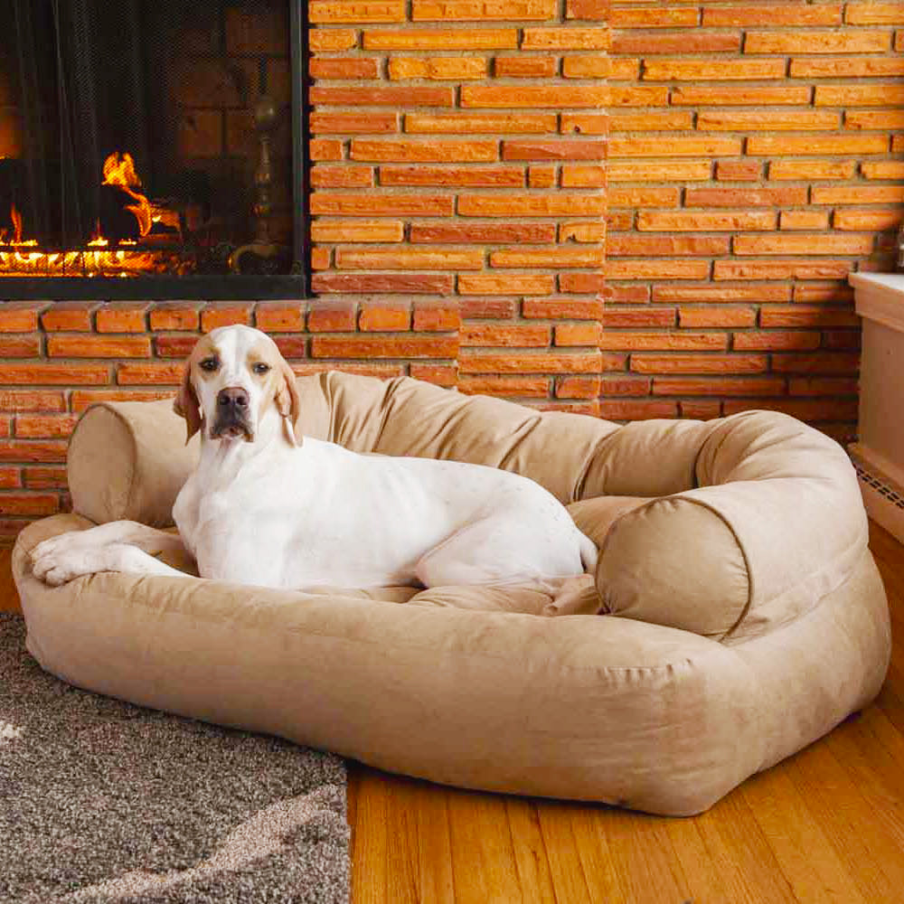Overstuffed Sofa - Lg - Buckskin