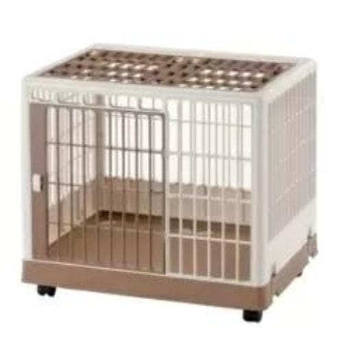 Richell Pet Training Kennel, 33" L X 22" W X 25" H, Medium, Brown