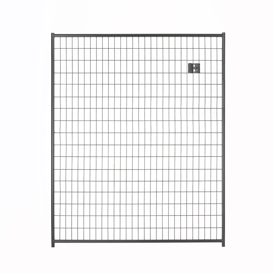 Lucky Dog® Black Welded Wire Kennel Panels 6'H x 5'W