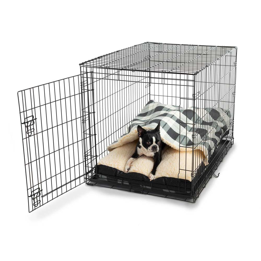Wag Cozy Crate Cave - Lg - Barkley/Black Diamond
