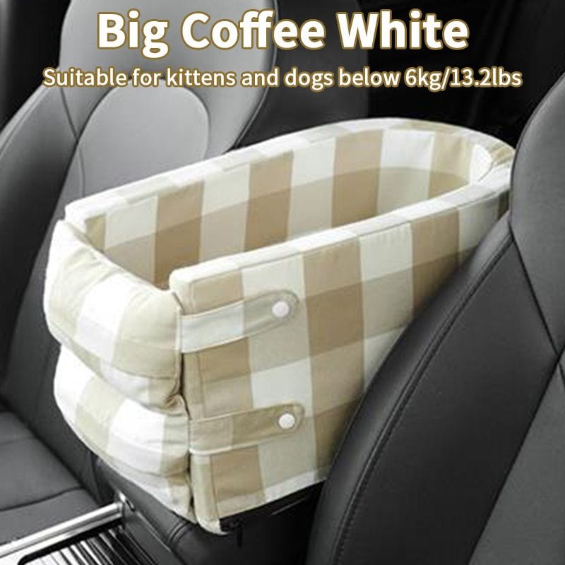 Pet Car Seat For Small Dog & Cat; Cat Safety Seat Anti-dirty Cushion Dog Cage; universal For All Models Check Color