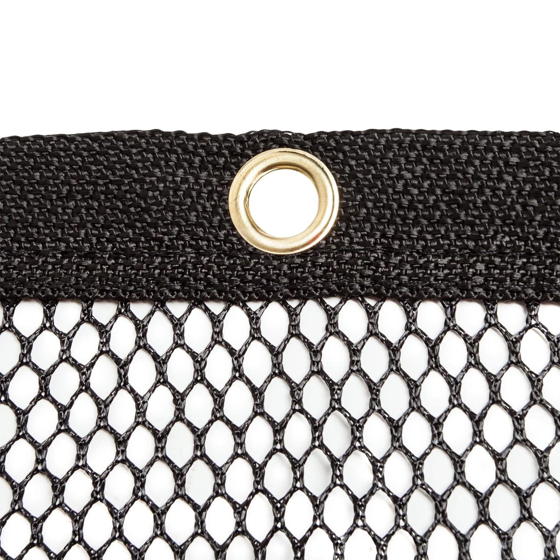 Pet Life Rectangular Easy-Hook Protective Mesh Folding Backseat Car Seat Safety Barrier For Dogs, Cats And Children Open Attachment