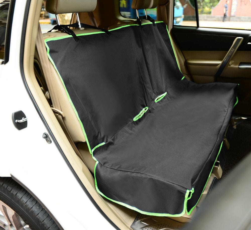 Pet Life Open Road Mess-Free Back Seat Safety Car Seat Cover Protector For Dog, Cats, And Children Black