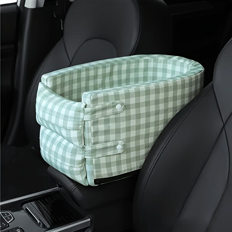 Pet Car Seat For Small Dog & Cat; Cat Safety Seat Anti-dirty Cushion Dog Cage; universal For All Models Green Color