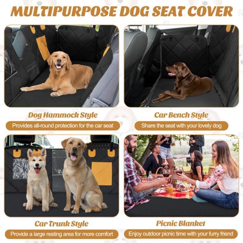 Waterproof Pet Seat Protector Dog Car Seat Cover for Back Seat Multipurpose Car Seat Cover