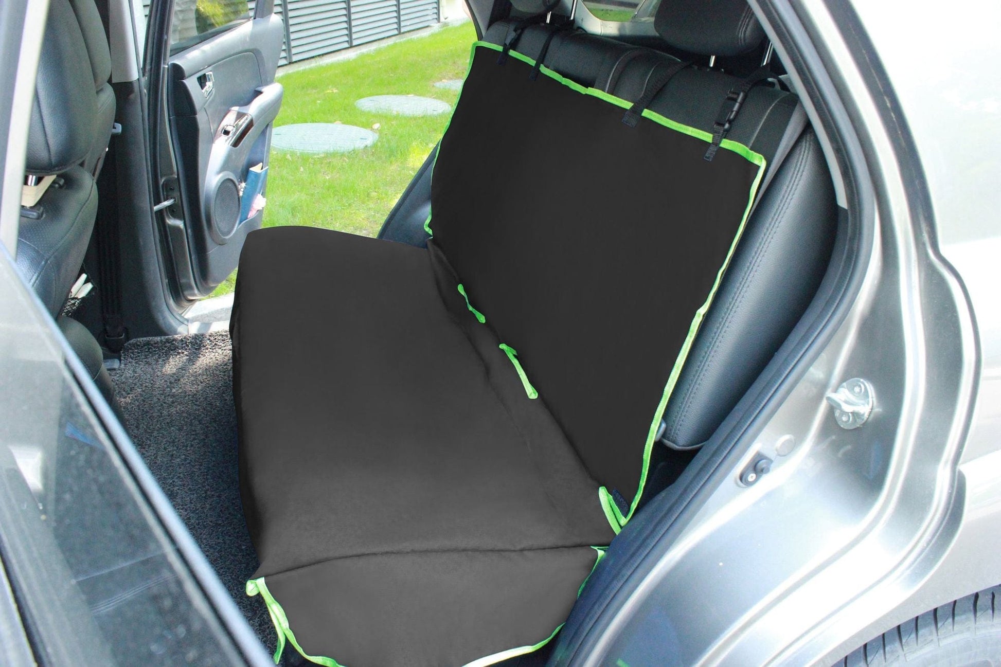 Pet Life Open Road Mess-Free Back Seat Safety Car Seat Cover Protector For Dog, Cats, And Children Full View