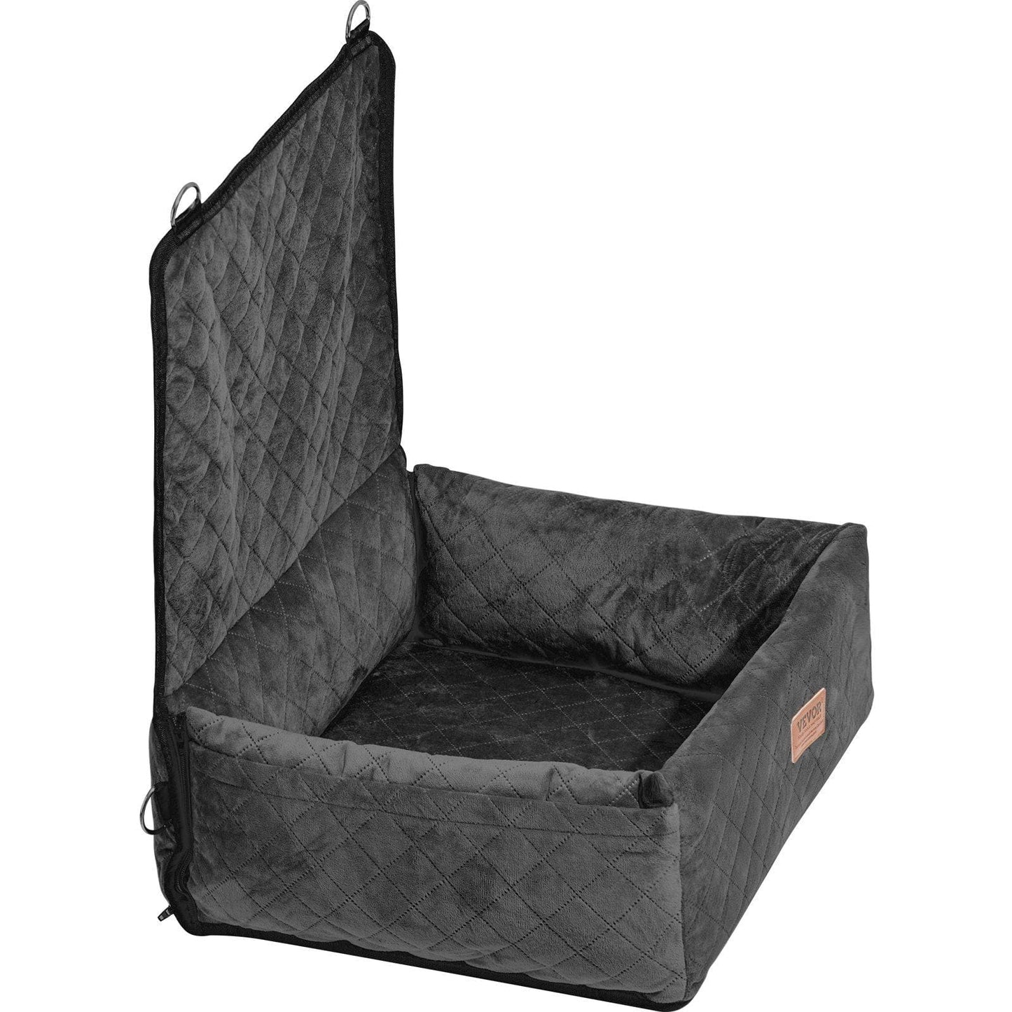 VEVOR Dog Booster Car Seat Pet Car Seat for Small Medium Dog up to 40 lbs Black #10