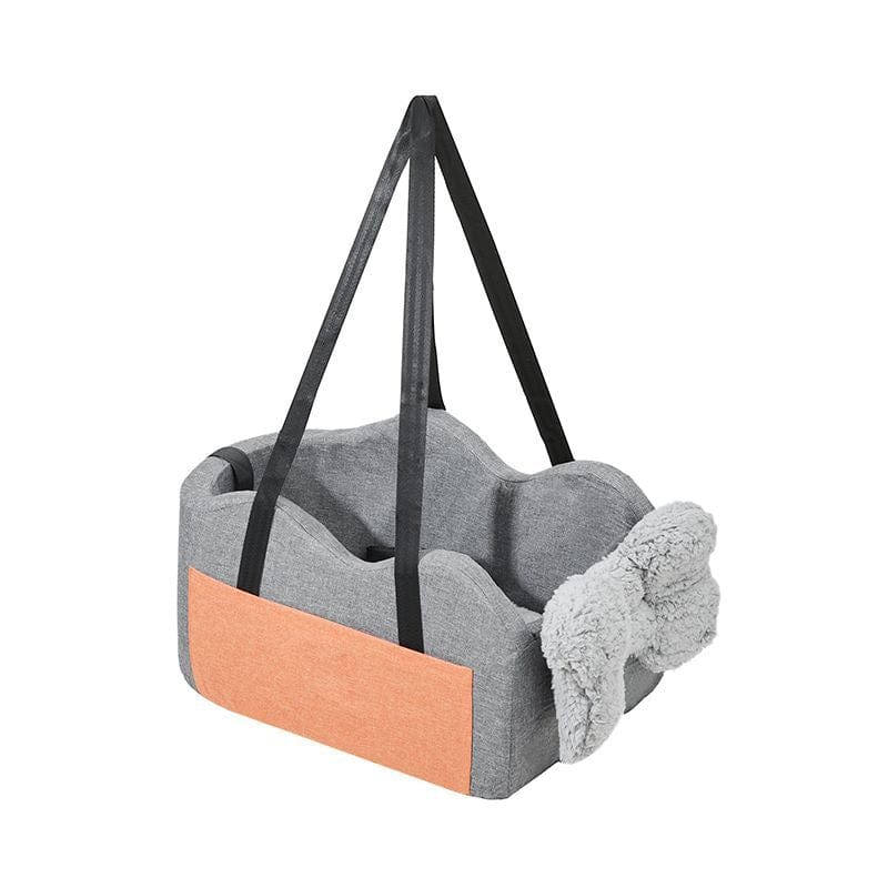 Pet Car Seat Dog Booster Car Seat for Small Dog Gray Color
