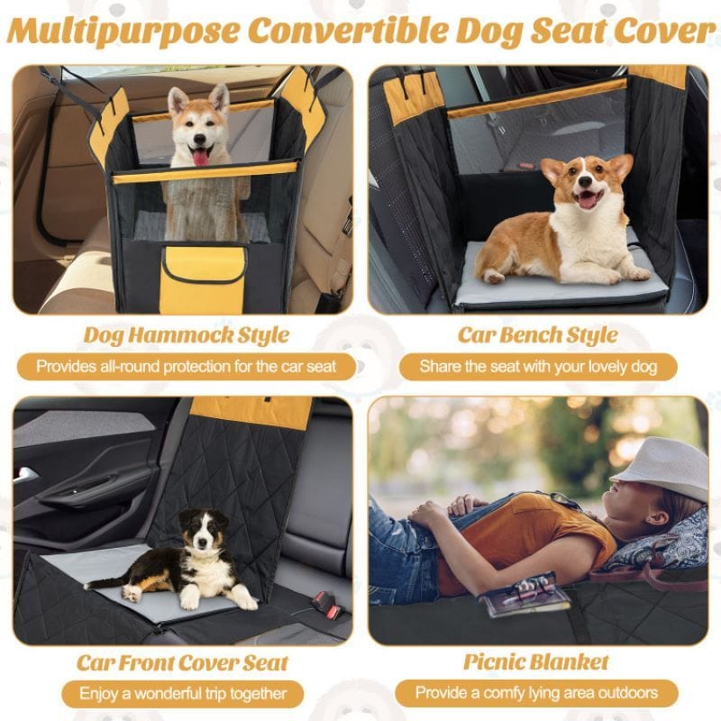 Waterproof Pet Seat Protector Dog Car Seat Cover for Back Seat Multipurpose Car Seat Cover