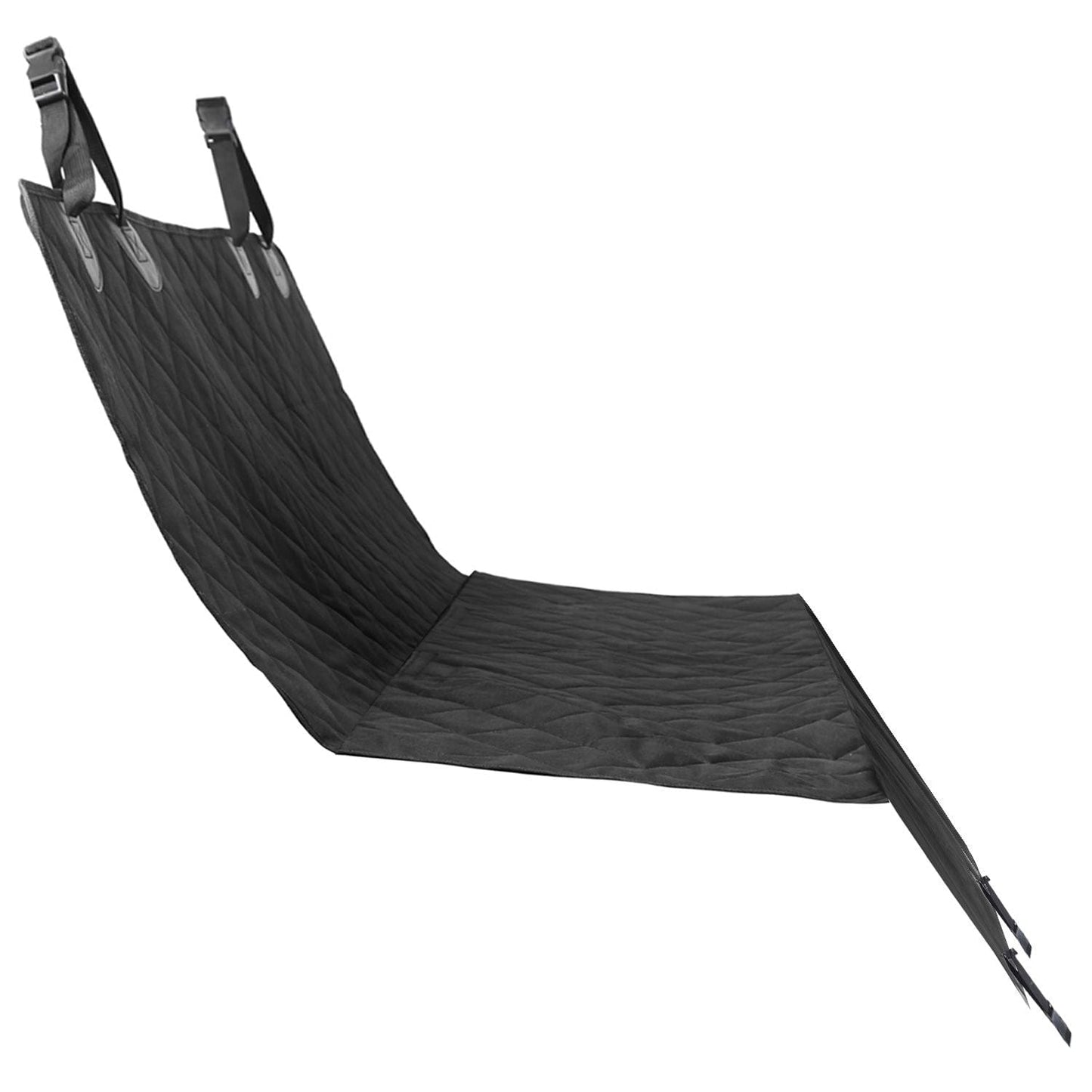 Waterproof Dog Car Seat Cover Scratchproof Pet Hammock Protector Rear Seat Mat Seatbelt Side View