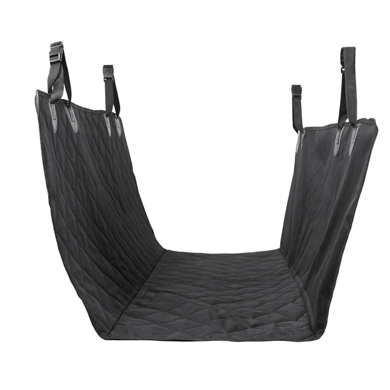 Waterproof Dog Car Seat Cover Scratchproof Pet Hammock Protector Rear Seat Mat Seatbelt Quilted