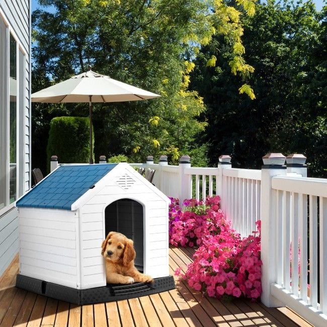Plastic Waterproof Ventilate Pet Puppy House Good for Patio also
