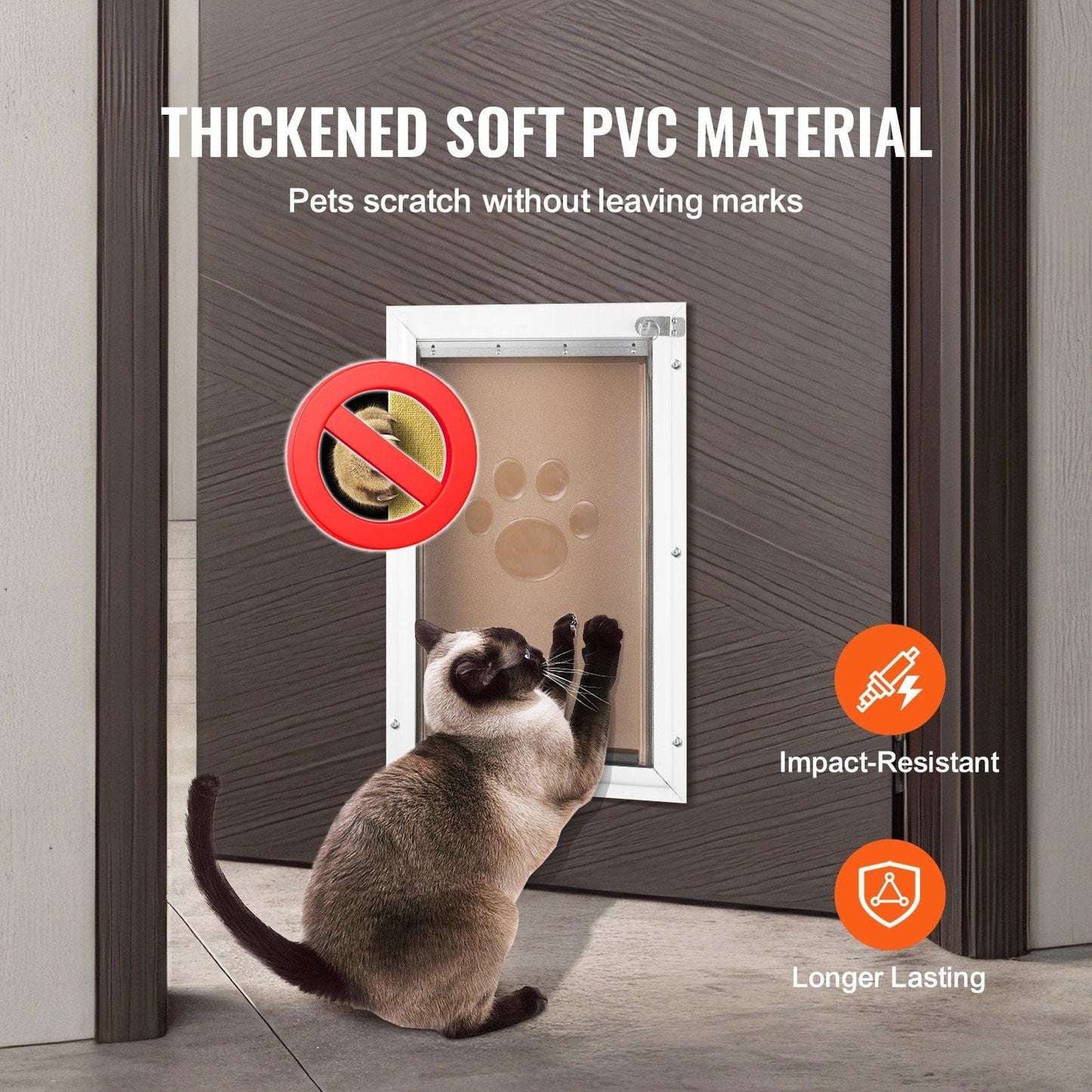 VEVOR Pet Door Replacement Flap 8.25" x 12.25" Compatible with VEVOR Pet Doors - 3 of 11