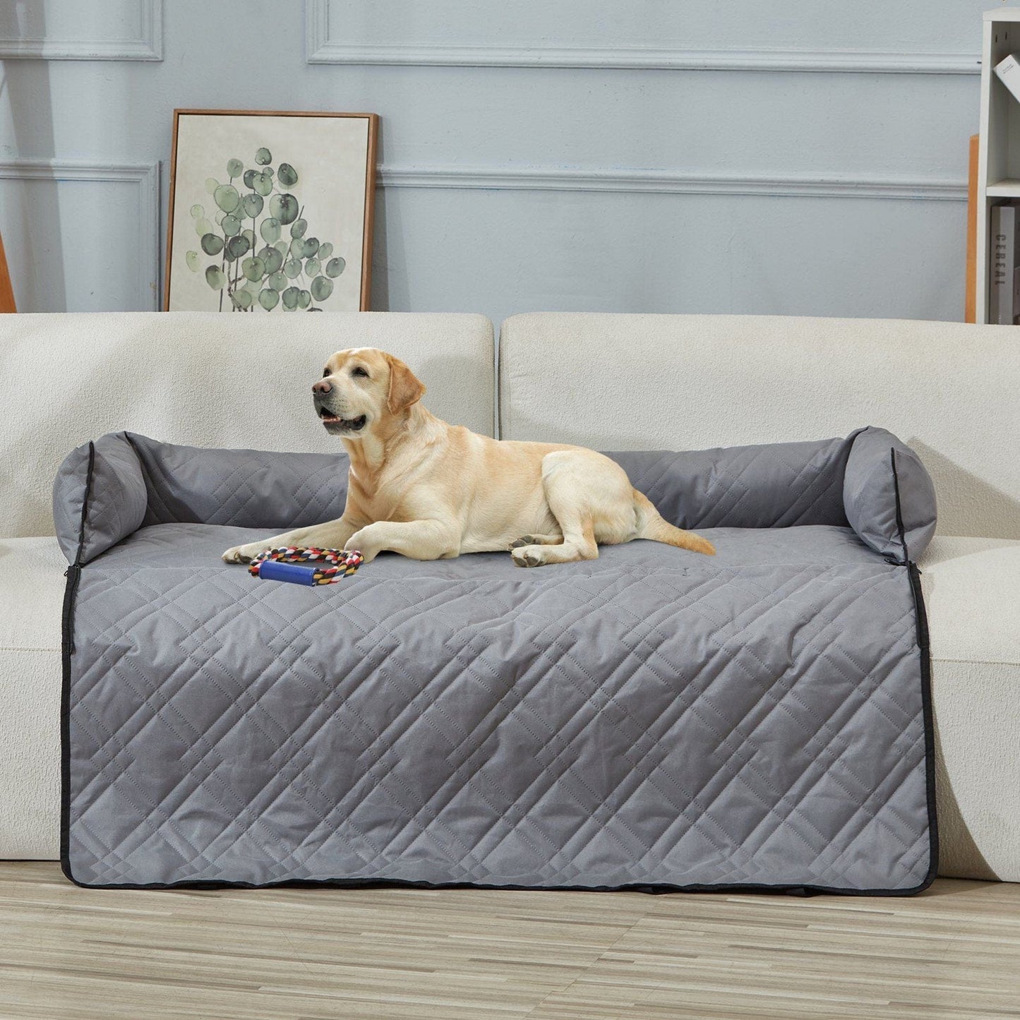 Dog Booster Car Seat Pet Car Seat for Medium  Dog up to 100 lbs Gray #8