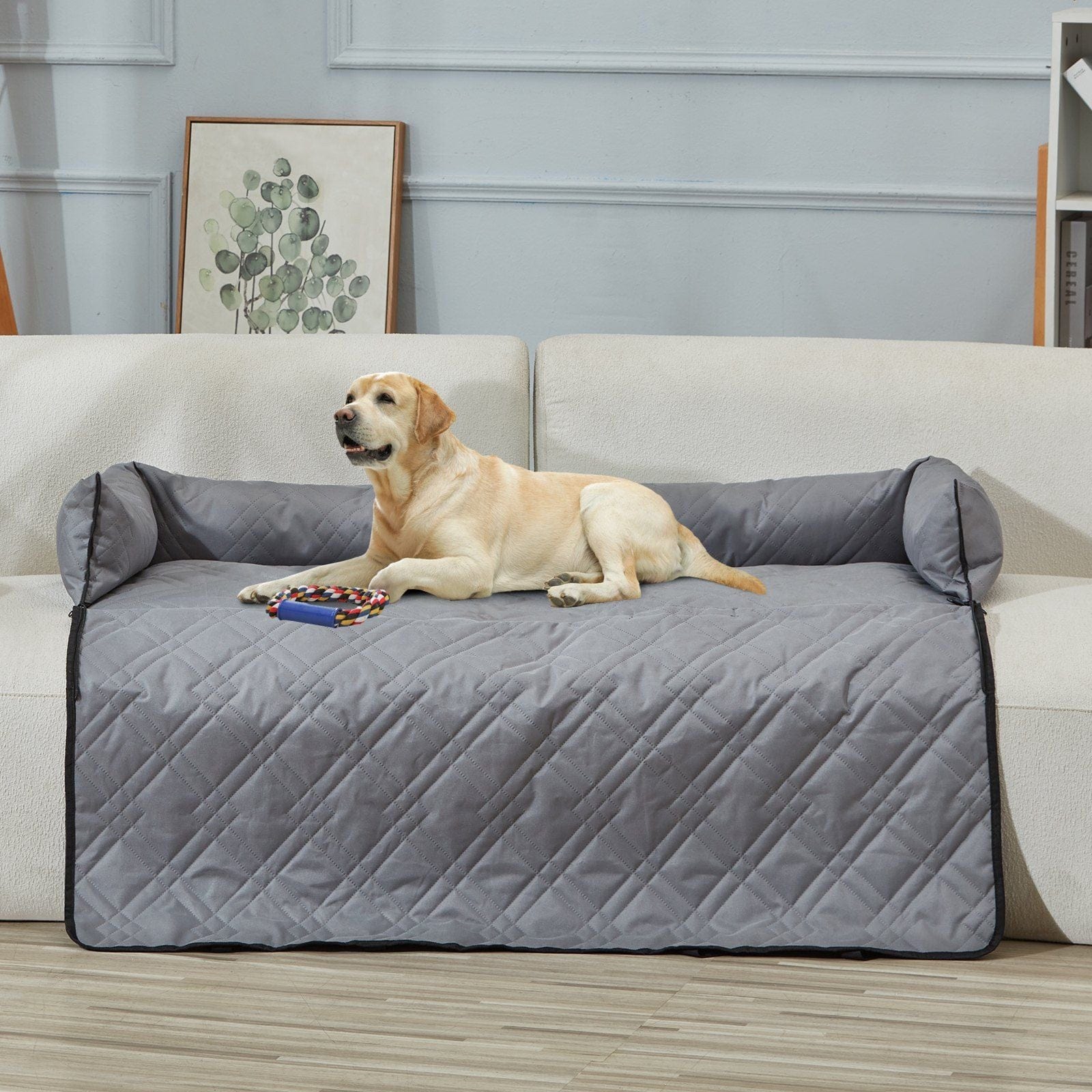 Dog Booster Car Seat Pet Car Seat for Medium  Dog up to 100 lbs Gray #8