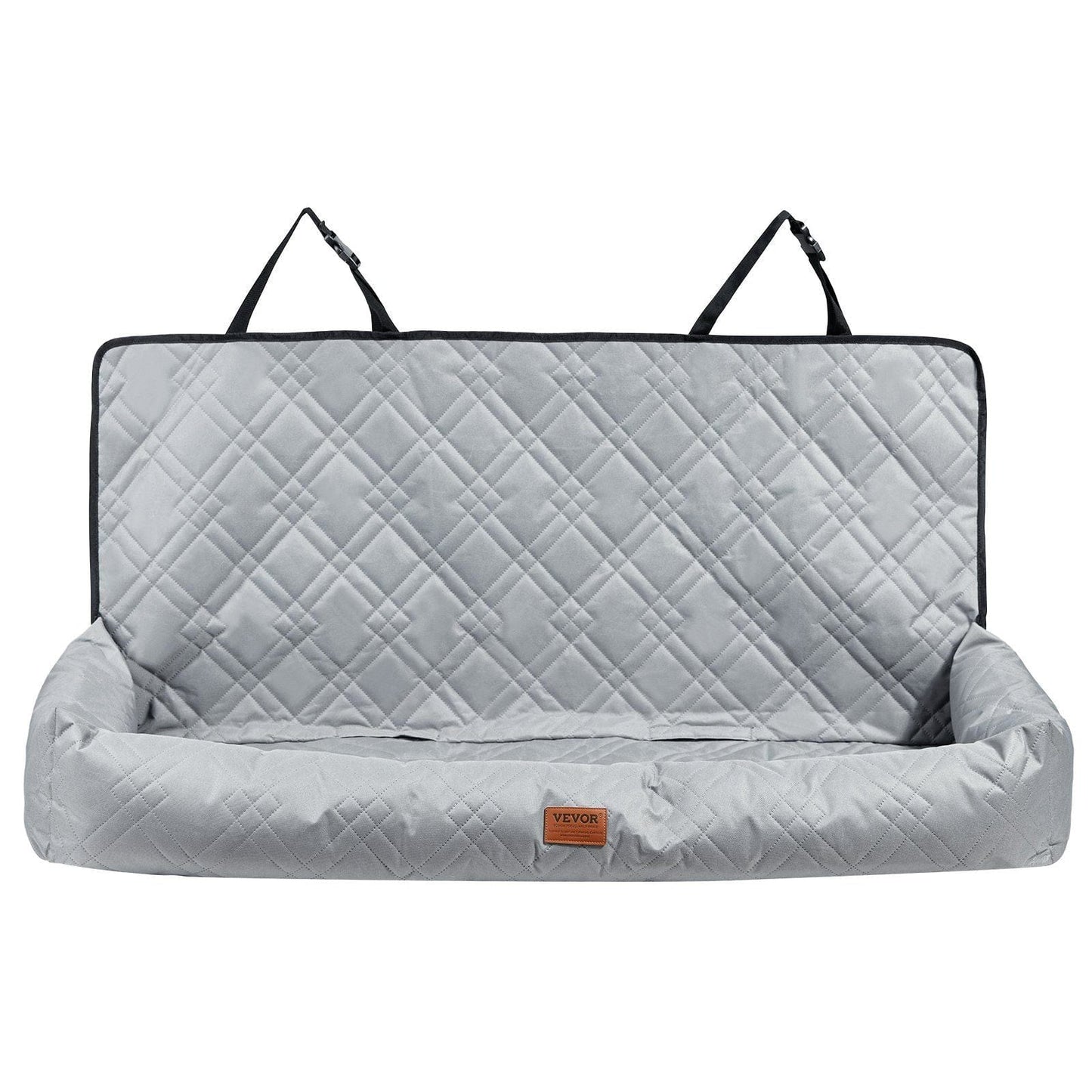 Dog Booster Car Seat Pet Car Seat for Medium Large Dog up to 100 lbs Gray #9