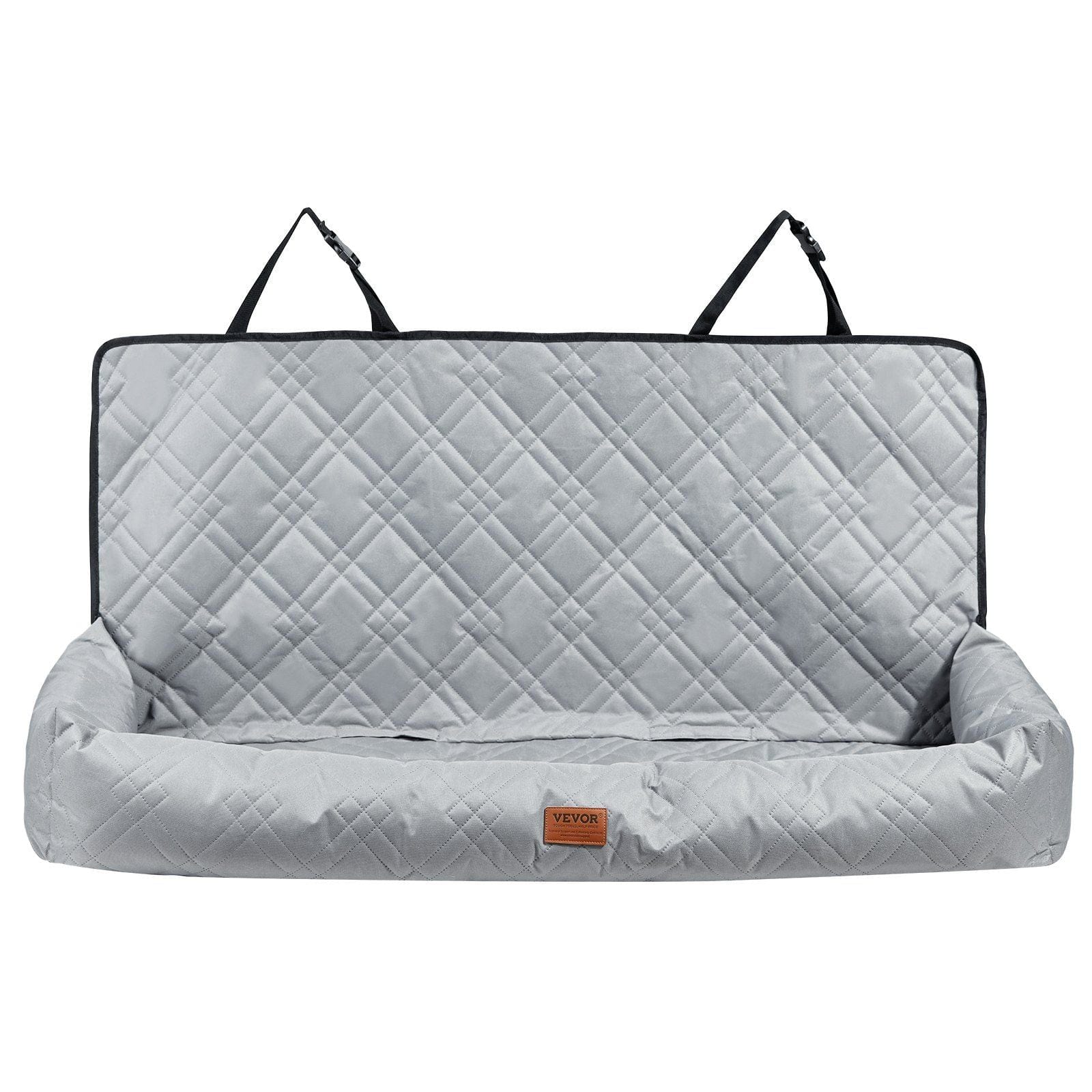 Dog Booster Car Seat Pet Car Seat for Medium Large Dog up to 100 lbs Gray #9