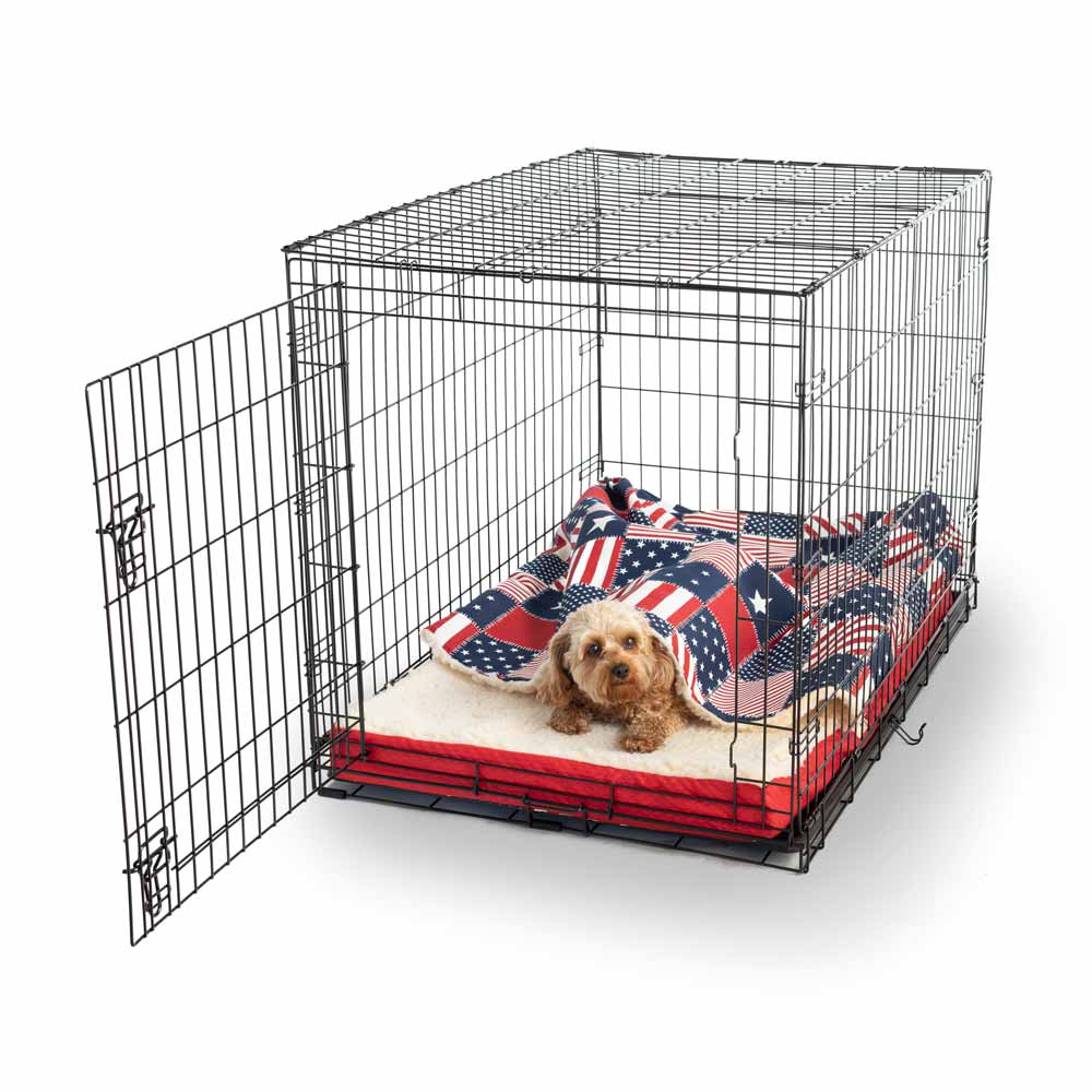 Wag Forgiveness Cozy Crate Cave - Sm - Starpatch/Red Diamond