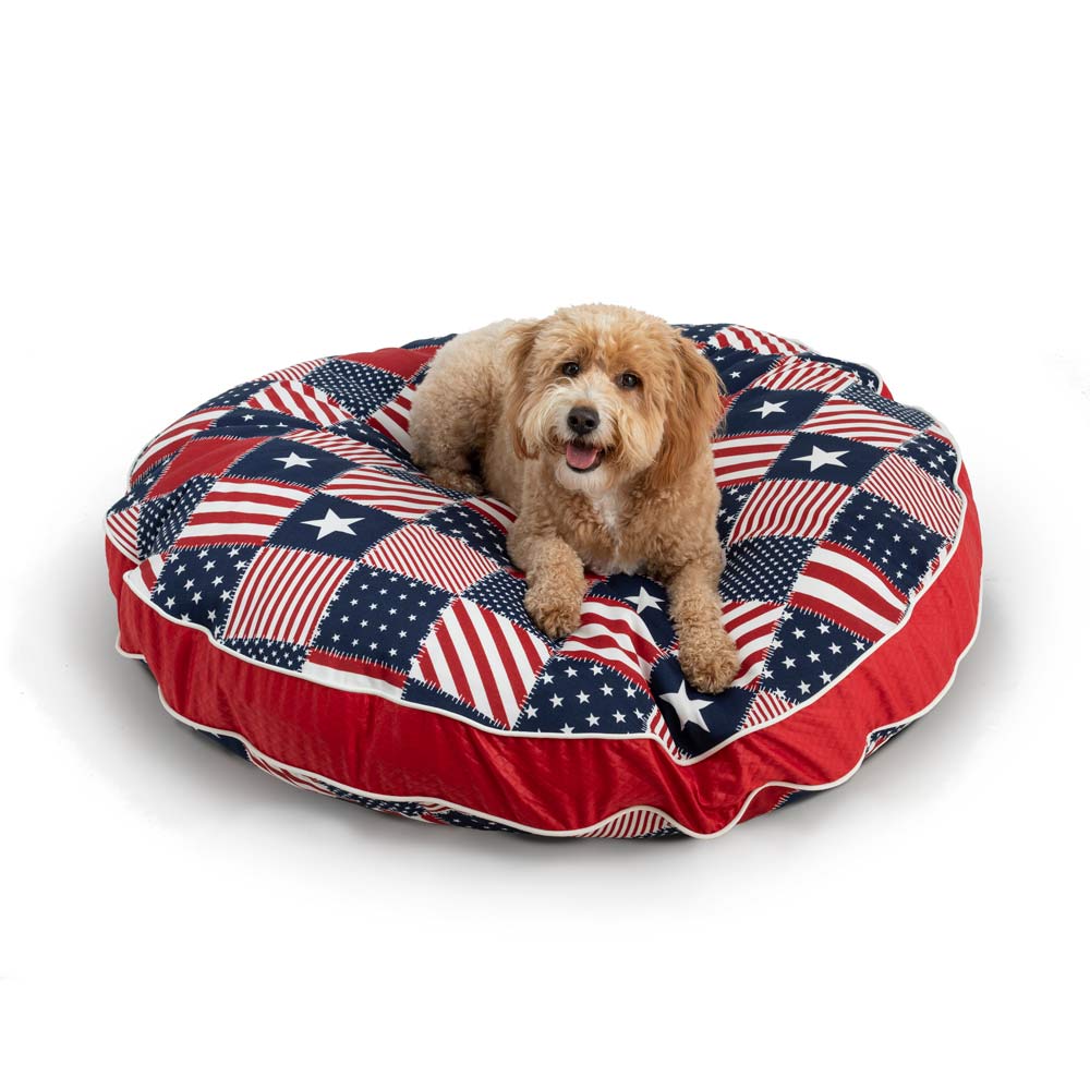P & P - 25in Round - Sm - Starpatch/Red Diamond/White Cord