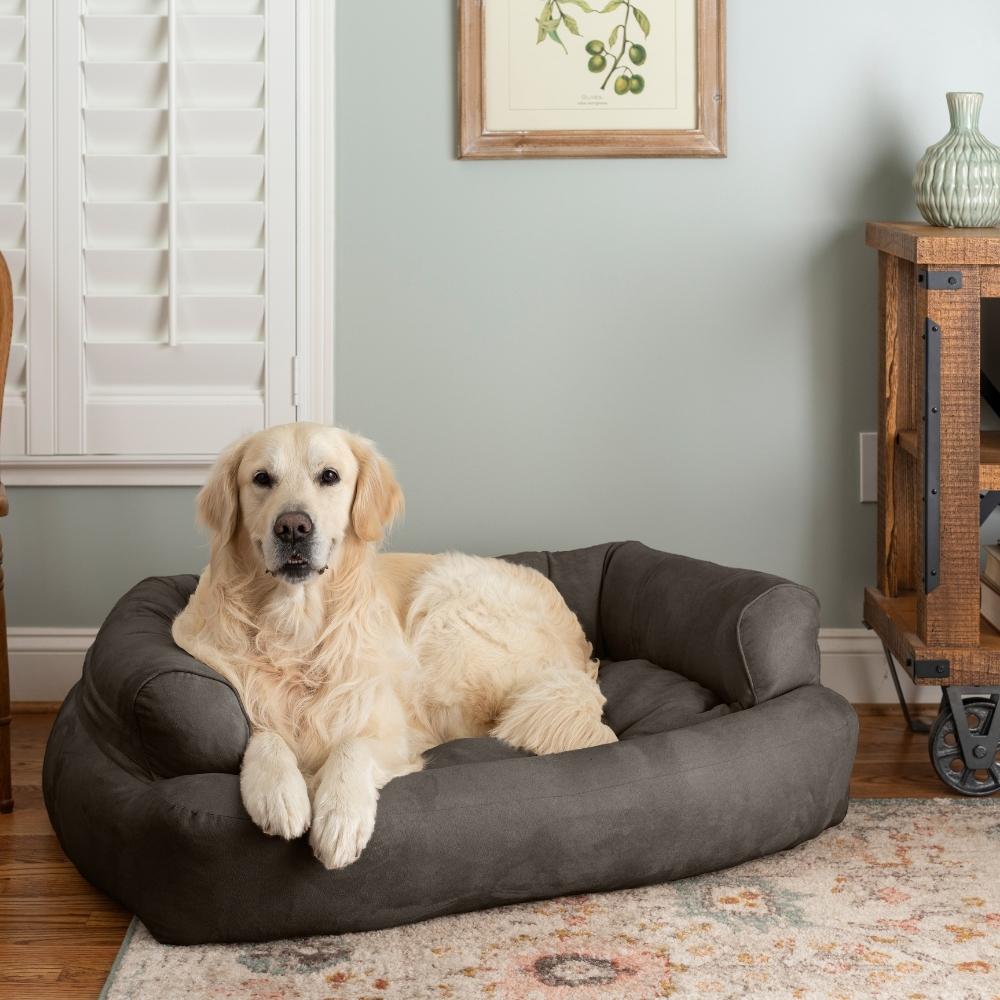 Overstuffed Sofa - Lg - Antracite