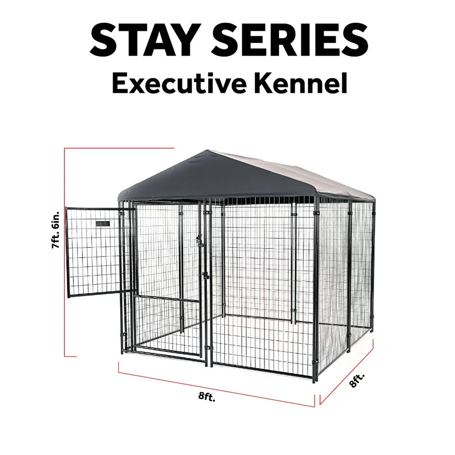 Lucky Dog® STAY Series® 8'W x 8'L Executive Kennel