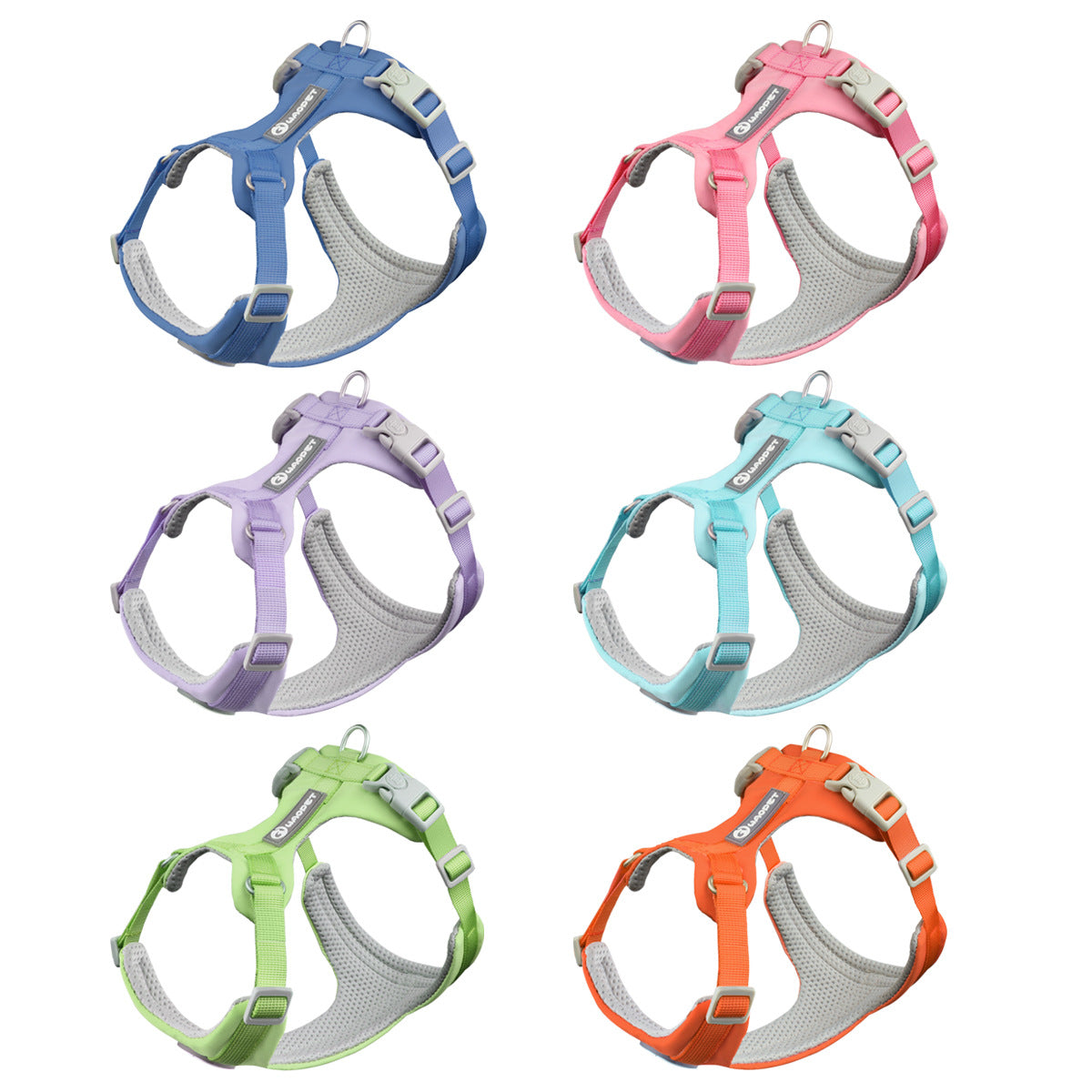 WAOPET Dog Harness Set with Leash Six colors