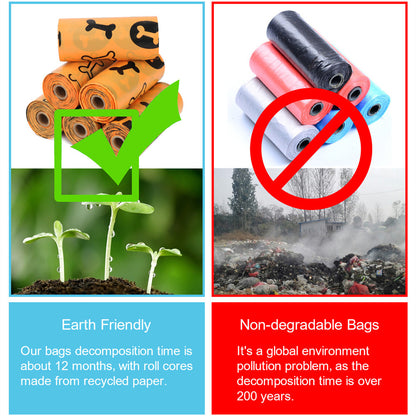 Pet Garbage Bag Degradable Feces Garbage Bag New Dog Feces Bag Poop Bag