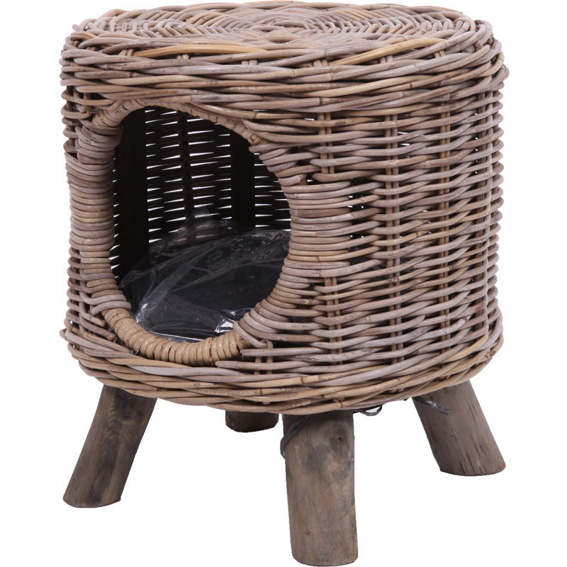 Raised Rattan Furniture Leisure Round Four Seasons 