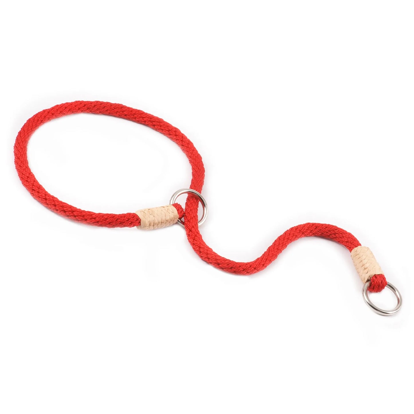 Nylon Slip Collars (14 in x 1/8in or 4mm) red color