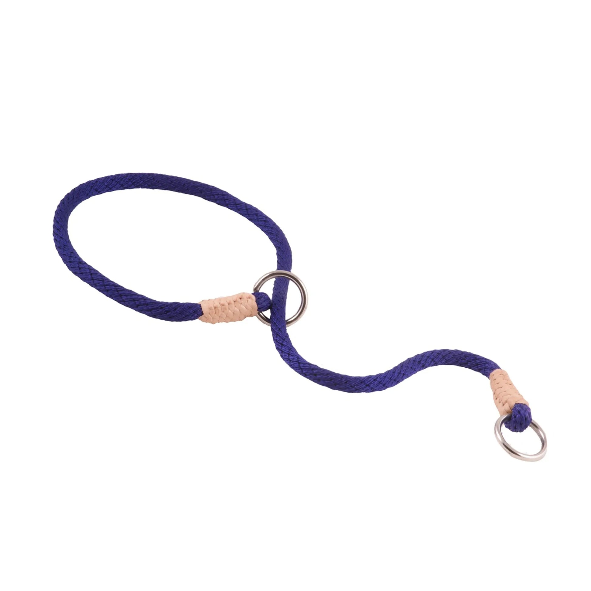 Nylon Slip Collars (14 in x 1/8in or 4mm) blue color