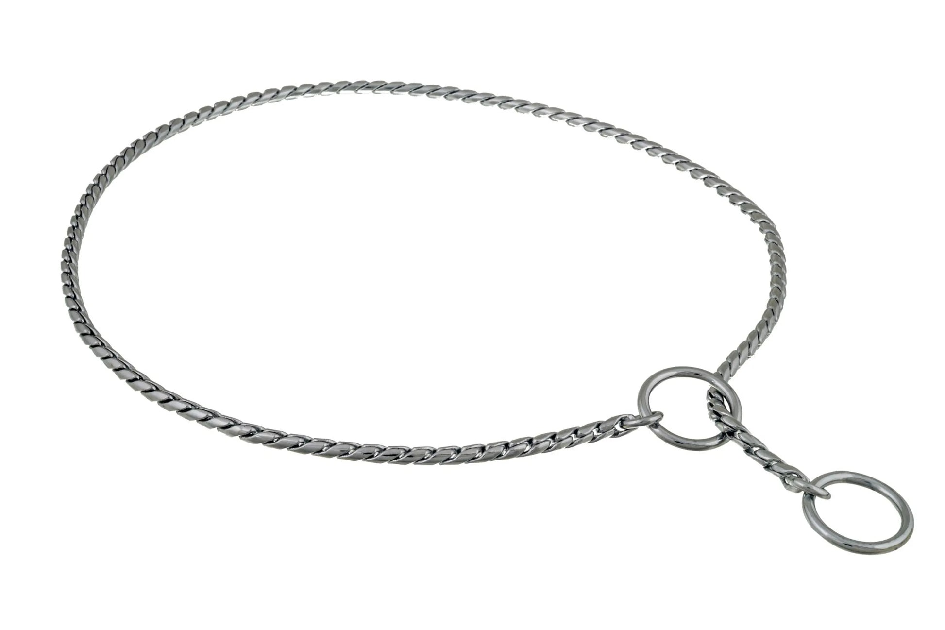 Slip Snake Show Chain Collar (28 in x 3.8mm) chain design