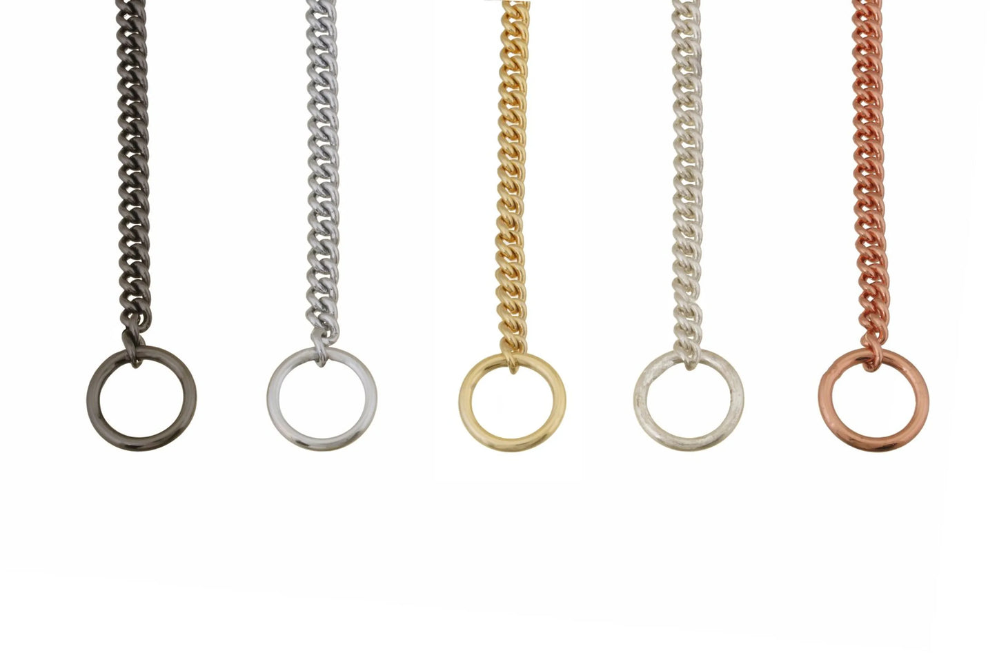Slip Curve Show Chain Collar (14 in x 1.6 mm)
