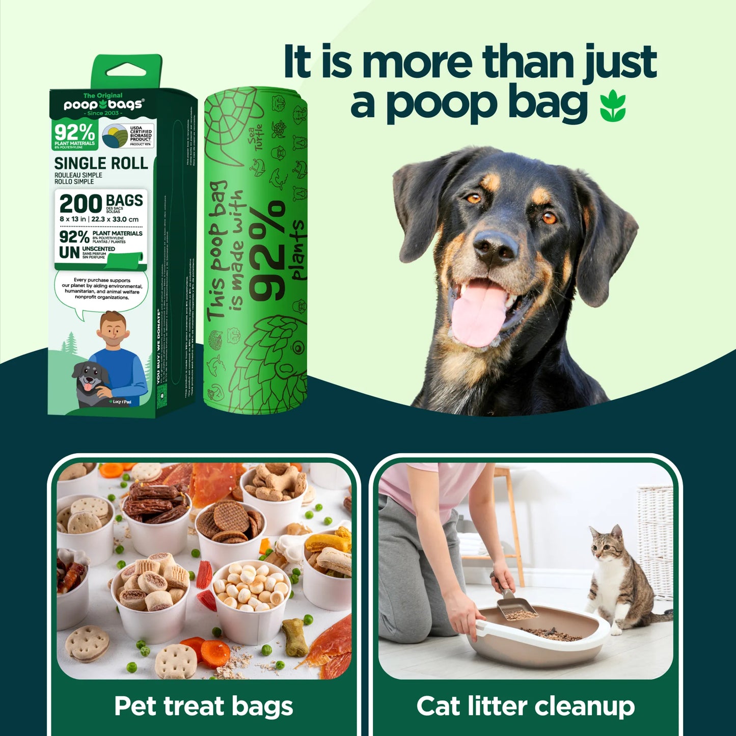 You Buy; We Donate Compostable Single Bulk Roll