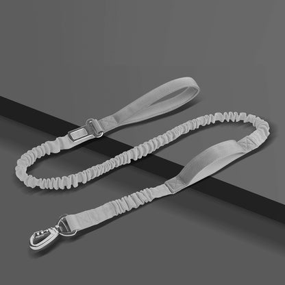 White Dog Traction Rope Reflective Dog Rope Freely Adjustable Length
