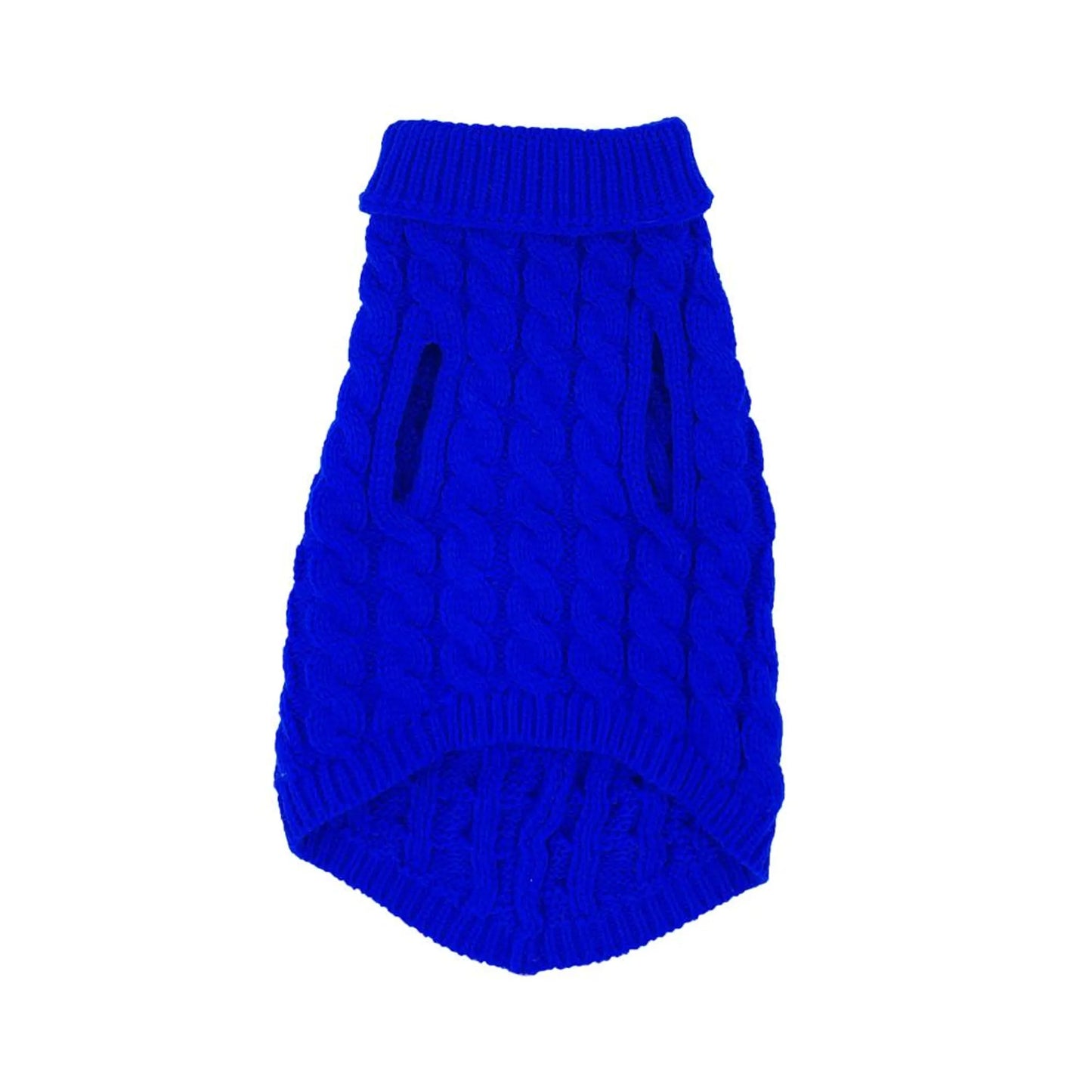 Mr. Peanut's Knitted Acrylic Dog Sweaters Blue