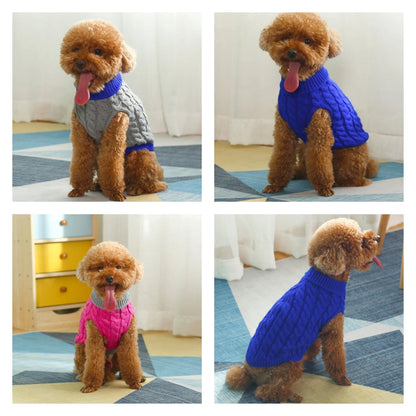 Mr. Peanut's Knitted Acrylic Dog Sweaters three colors