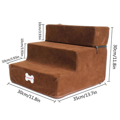 Dog mobility stairs in three colors