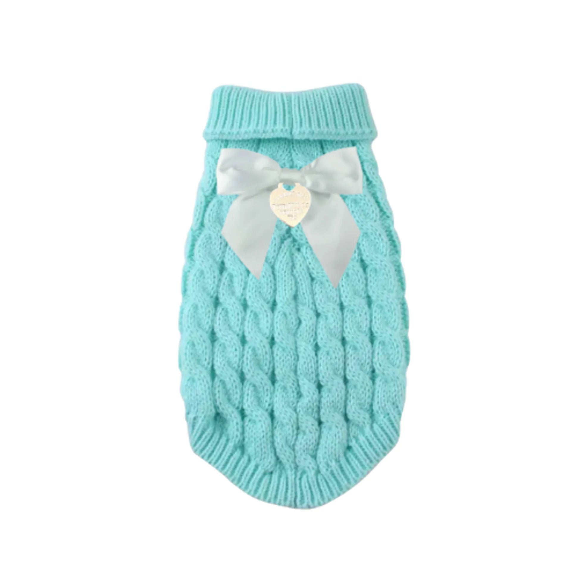 Sniffany Knit Dog Sweater Blue