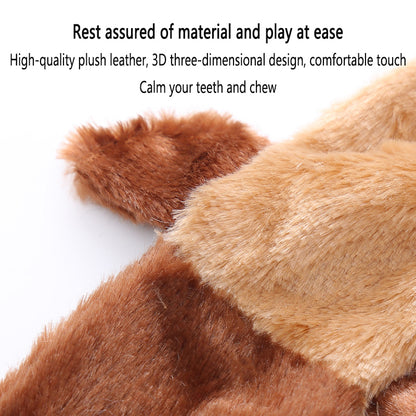 Pet Dog Toy Bite Resistant Plush Toy Dog Toy Fox
