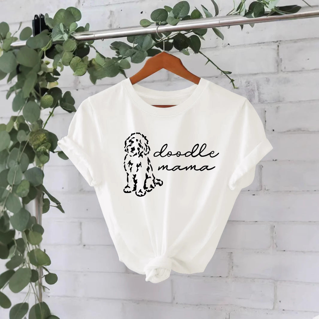 Short Sleeved Doodle Dog White