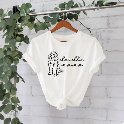 Short Sleeved Doodle Dog White