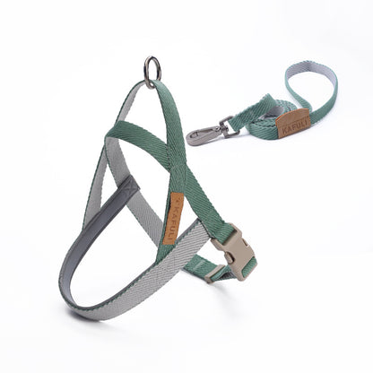 Dog Leash Pet Vest Chest Harness Medium And Large Dog Green Color