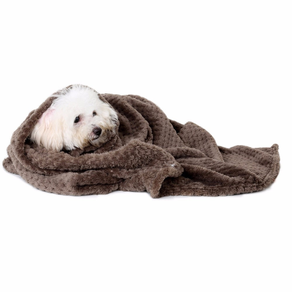 Soft Warm Pet Blanket for Dogs and Cats