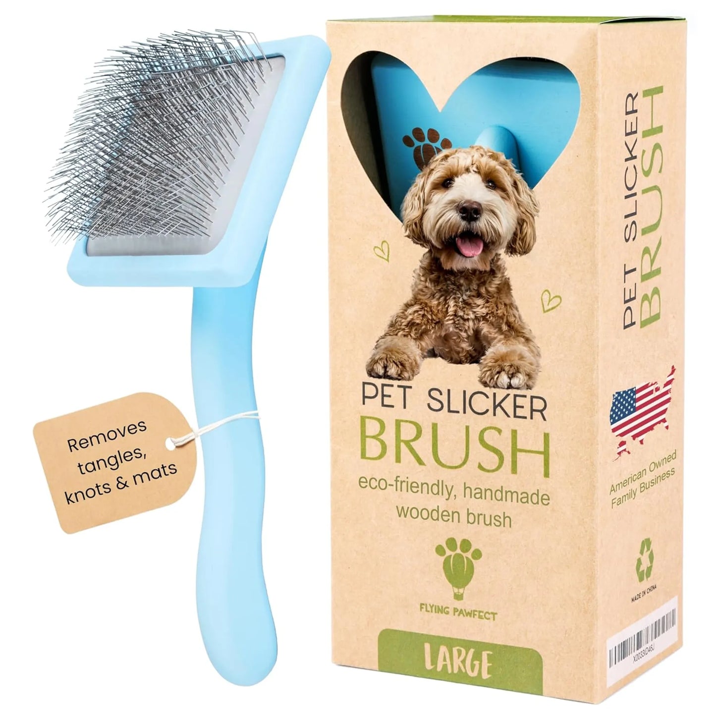 Flat Pet Slicker Brush