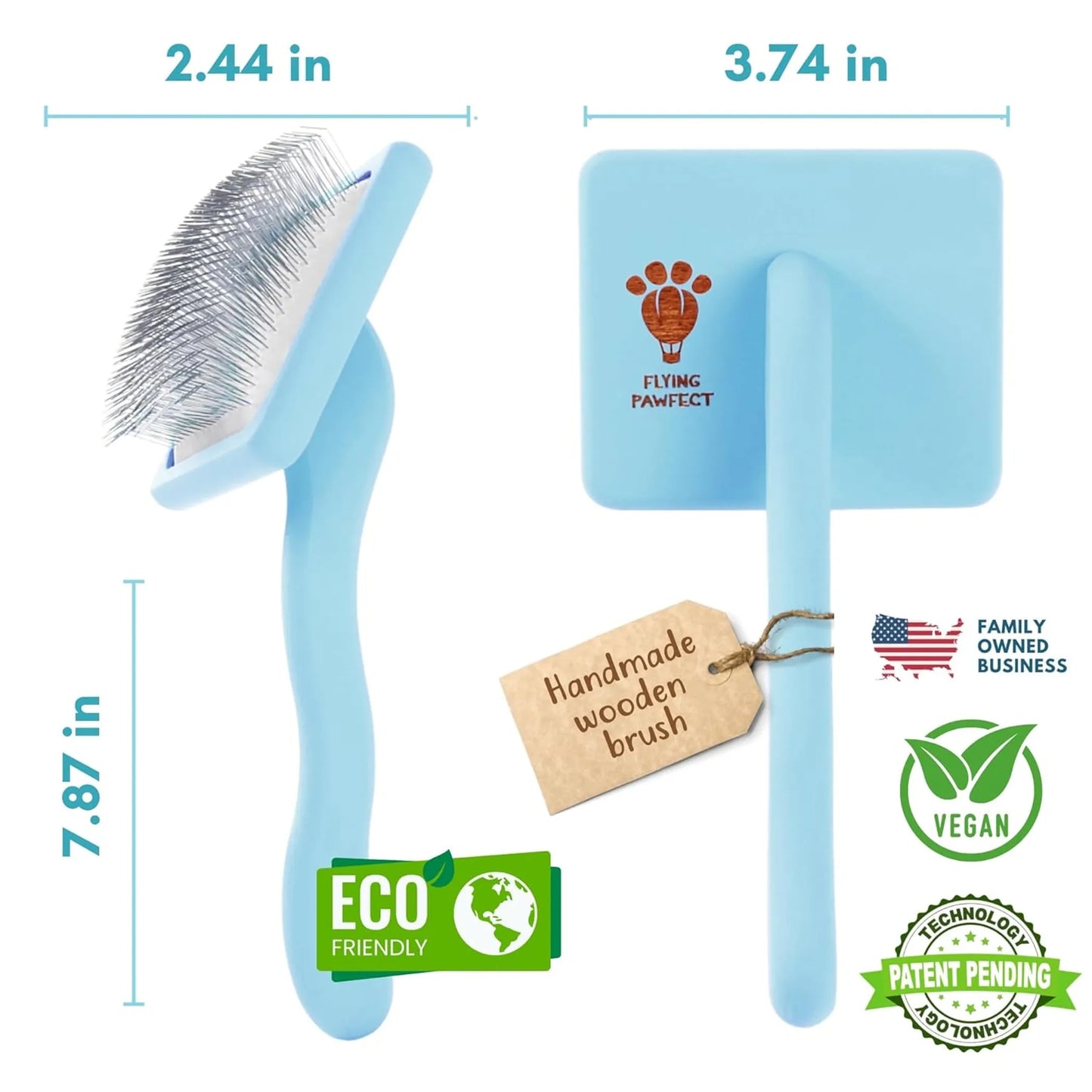 Flat Pet Slicker Brush