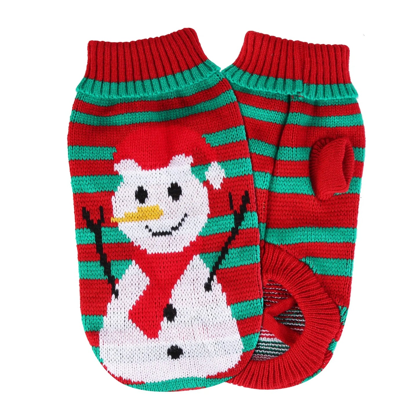 Pet Christmas Turtleneck Sweater Dog Cat Christmas Clothes soft knit