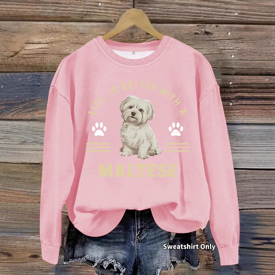 Marzis Dog Print Shirt Pink