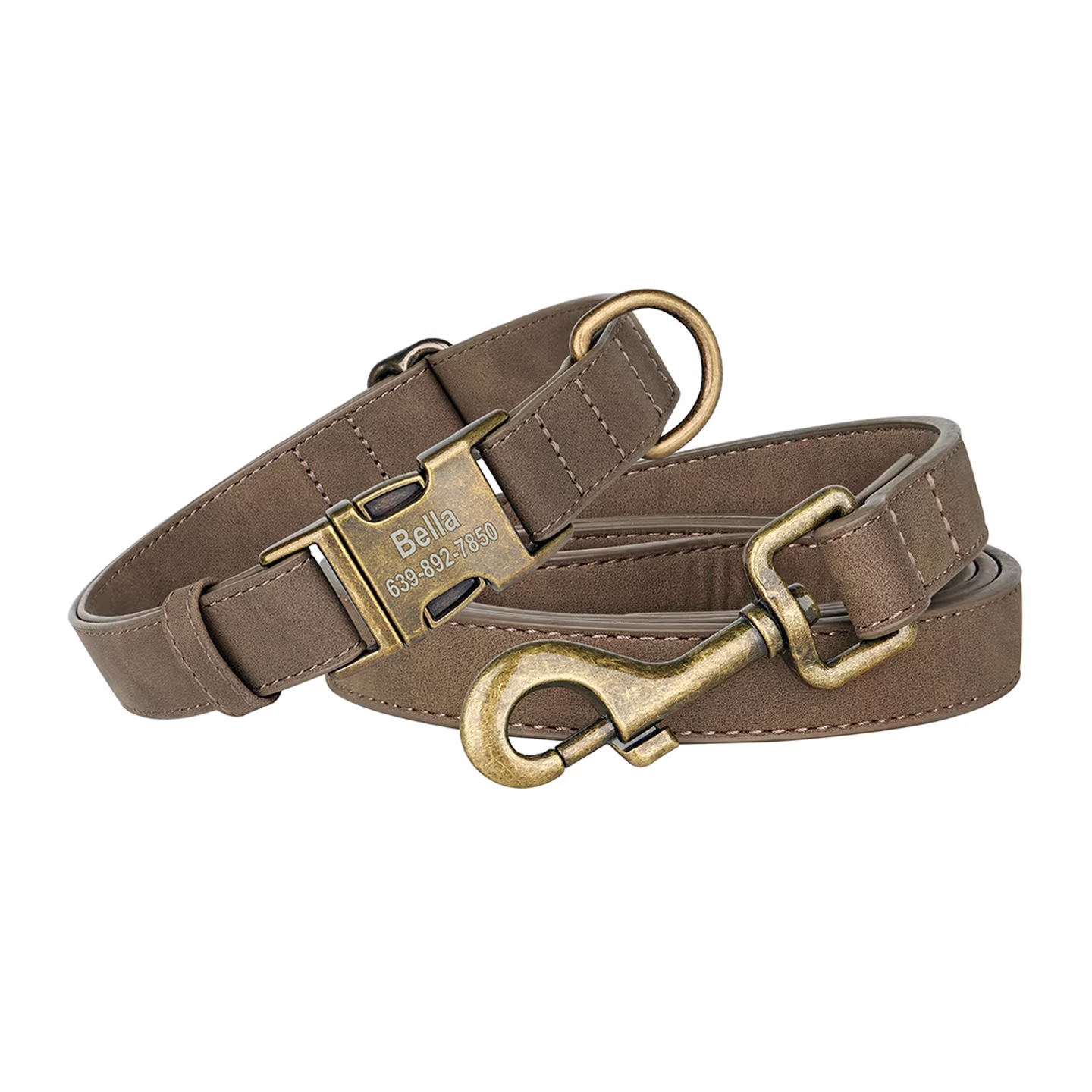 Letter Print Dog Collar for Small Dogs Coco